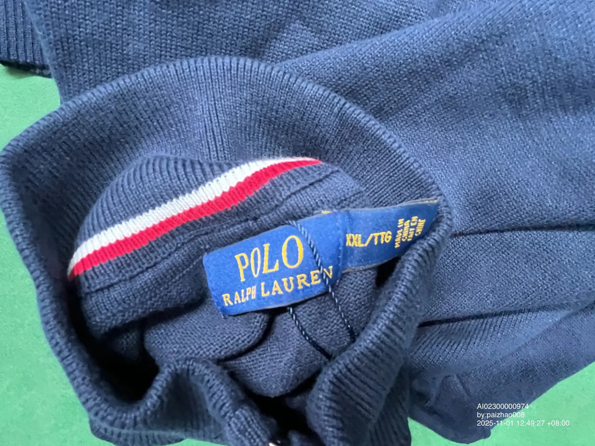 Polo Quarterzip Sweater
