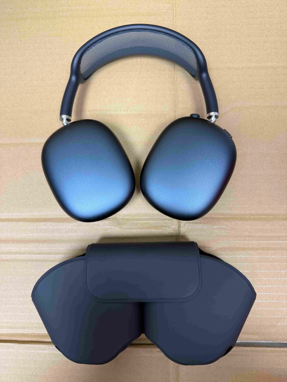 Close-up detail of the inside of AirPods Max ear cup