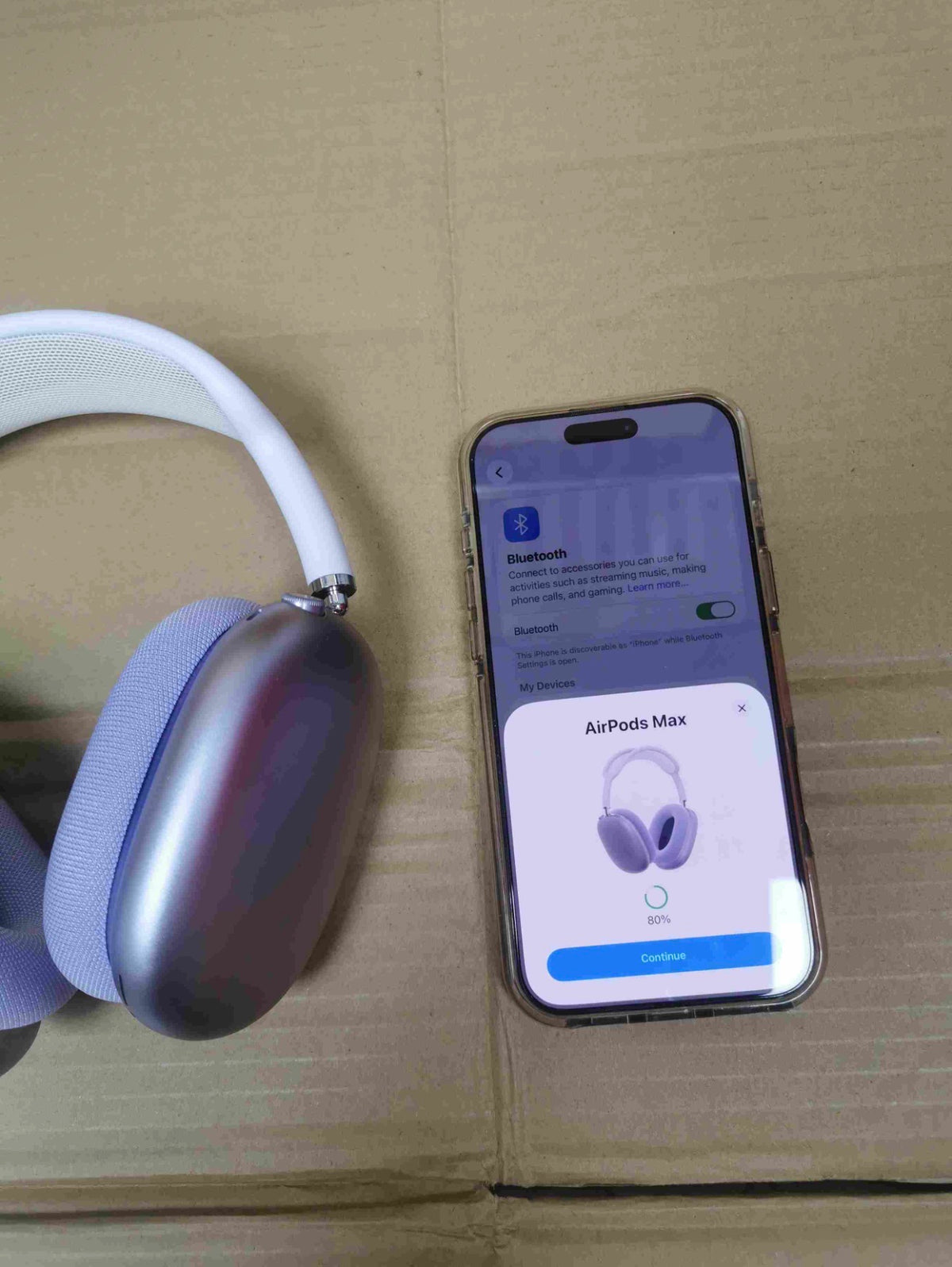 AirPods Max headphones and cases in multiple colors