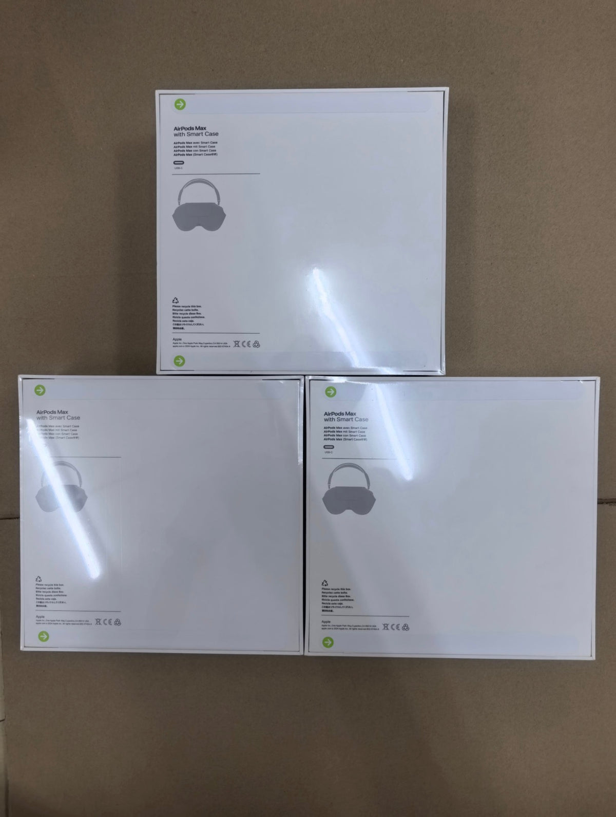 AirPods Max headphones, case, packaging, and accessories