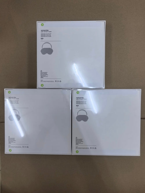 AirPods Max headphones, case, packaging, and accessories