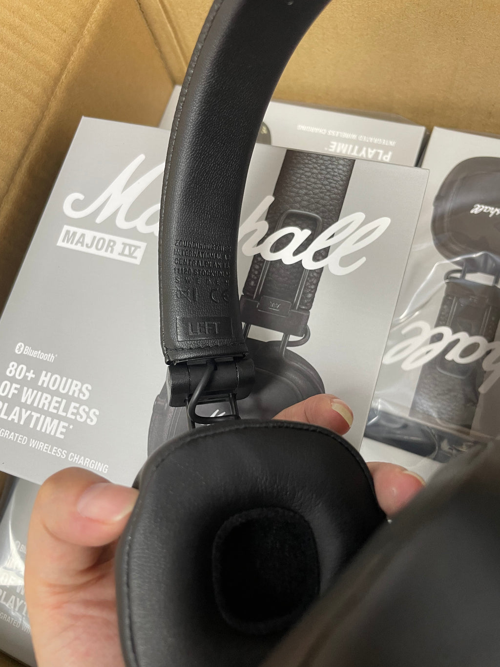 Marshall Major IV wireless headphones on a white background