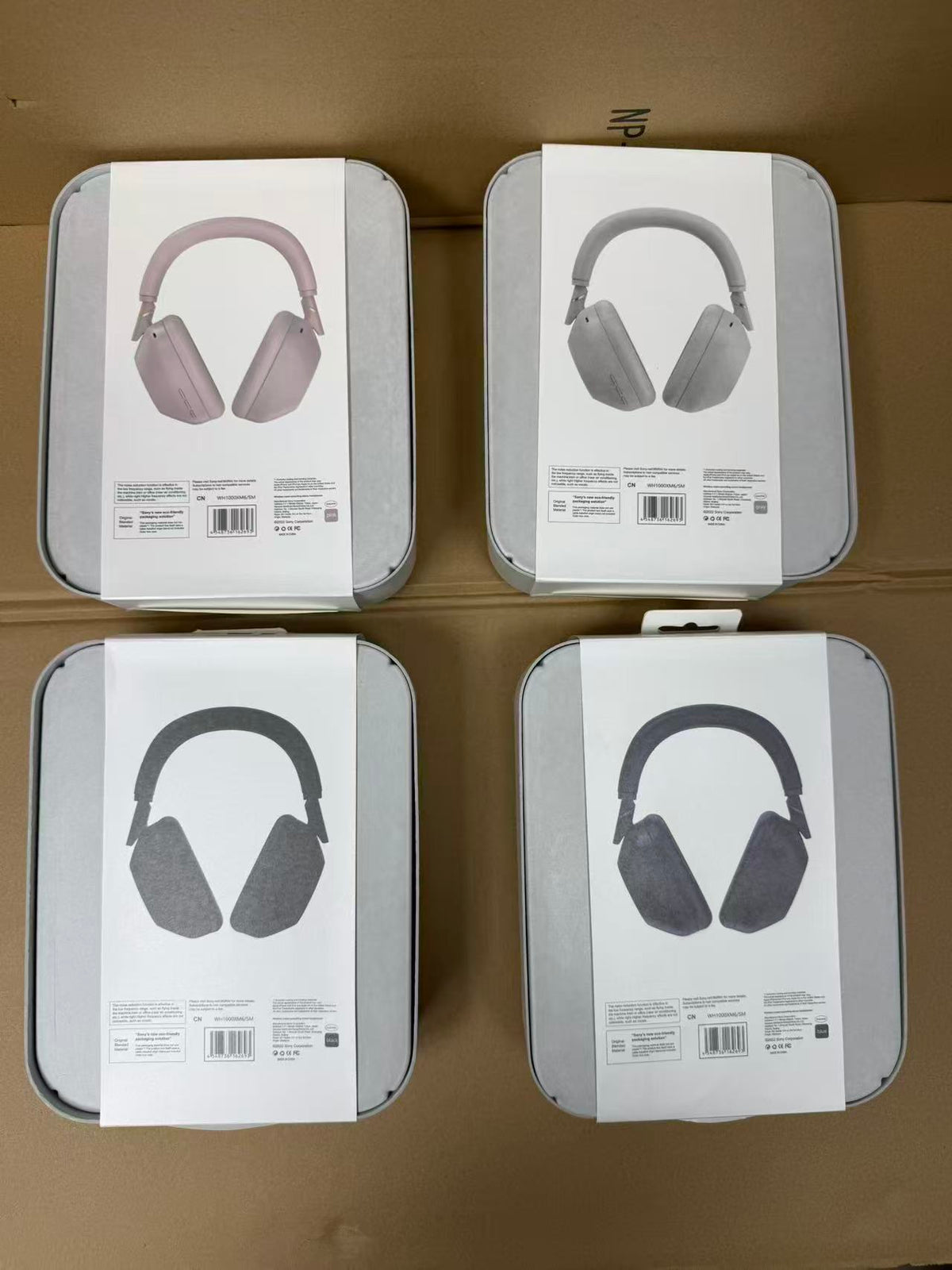 Black Sony WH-1000XM6 headphones and packaging