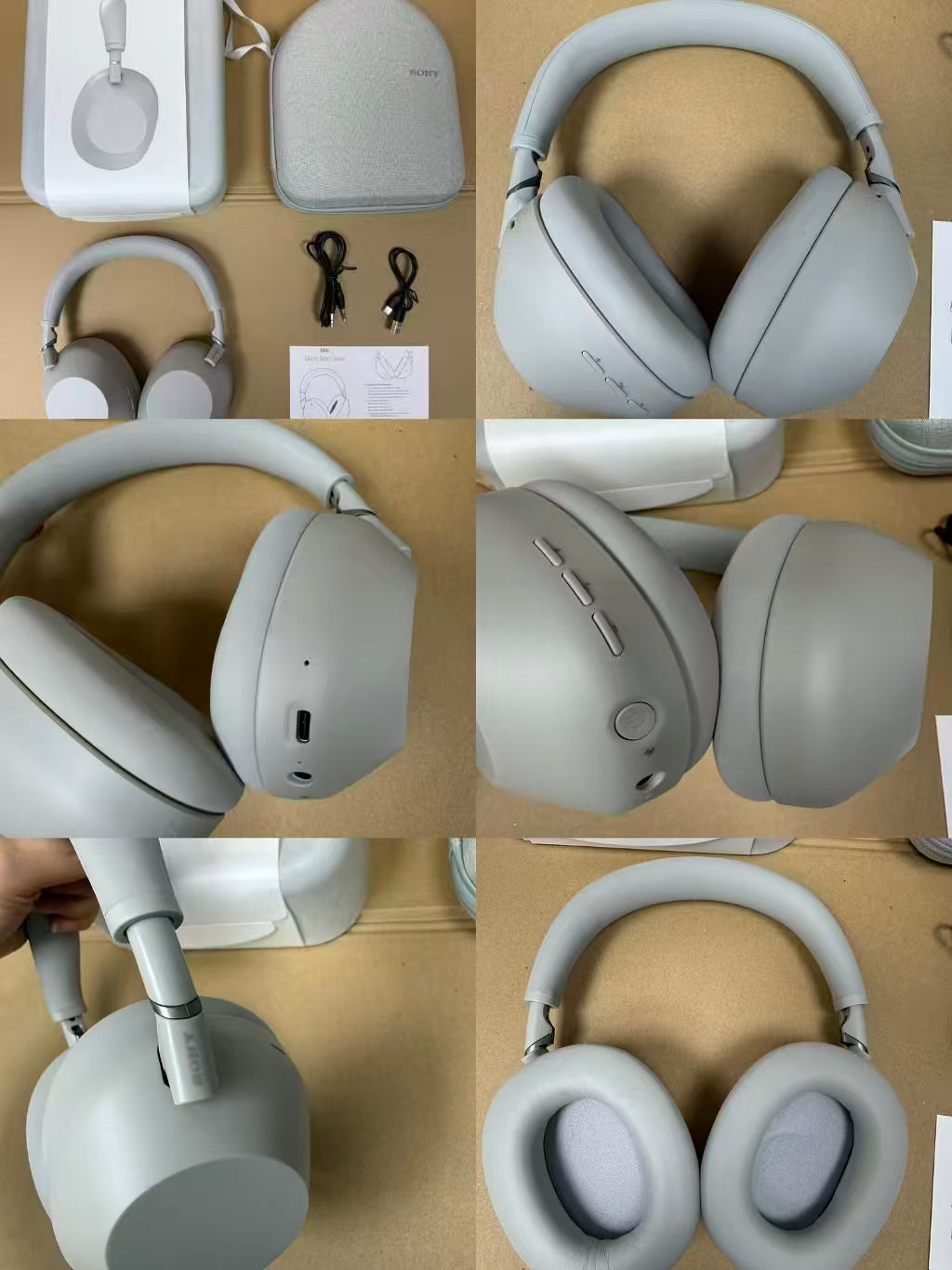 Sony WH-1000XM6 packaging showing multiple color options