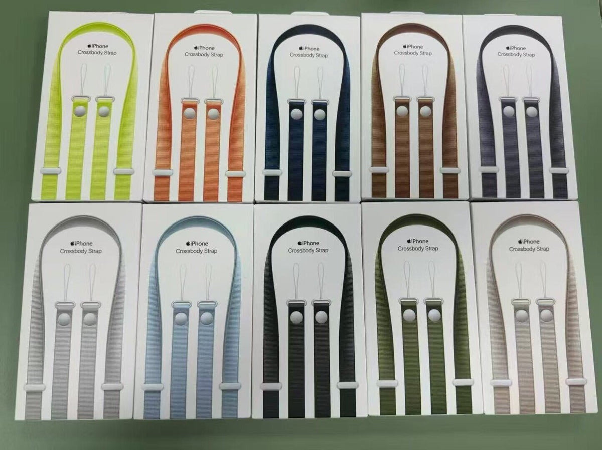 Crossbody phone strap packaging opened