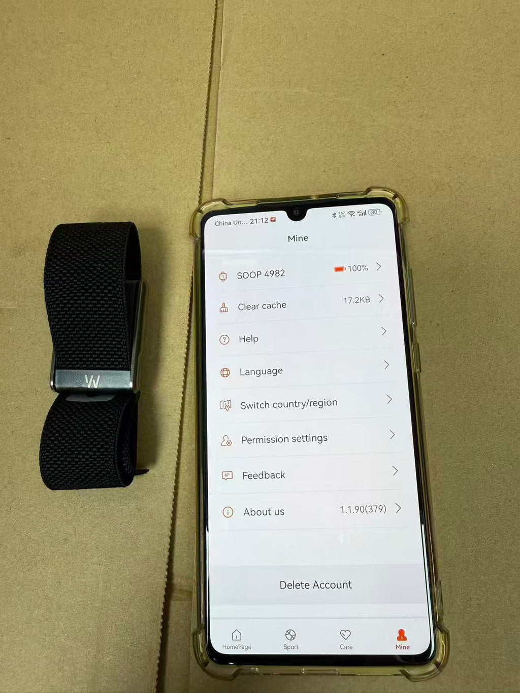 WHOOP ONE Fitness Tracker