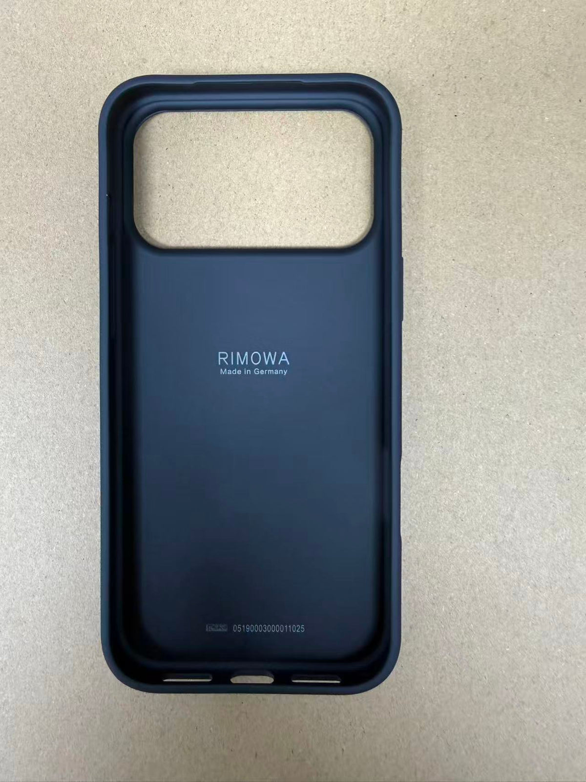 Exterior view of black ridged iPhone 17 Pro Max case