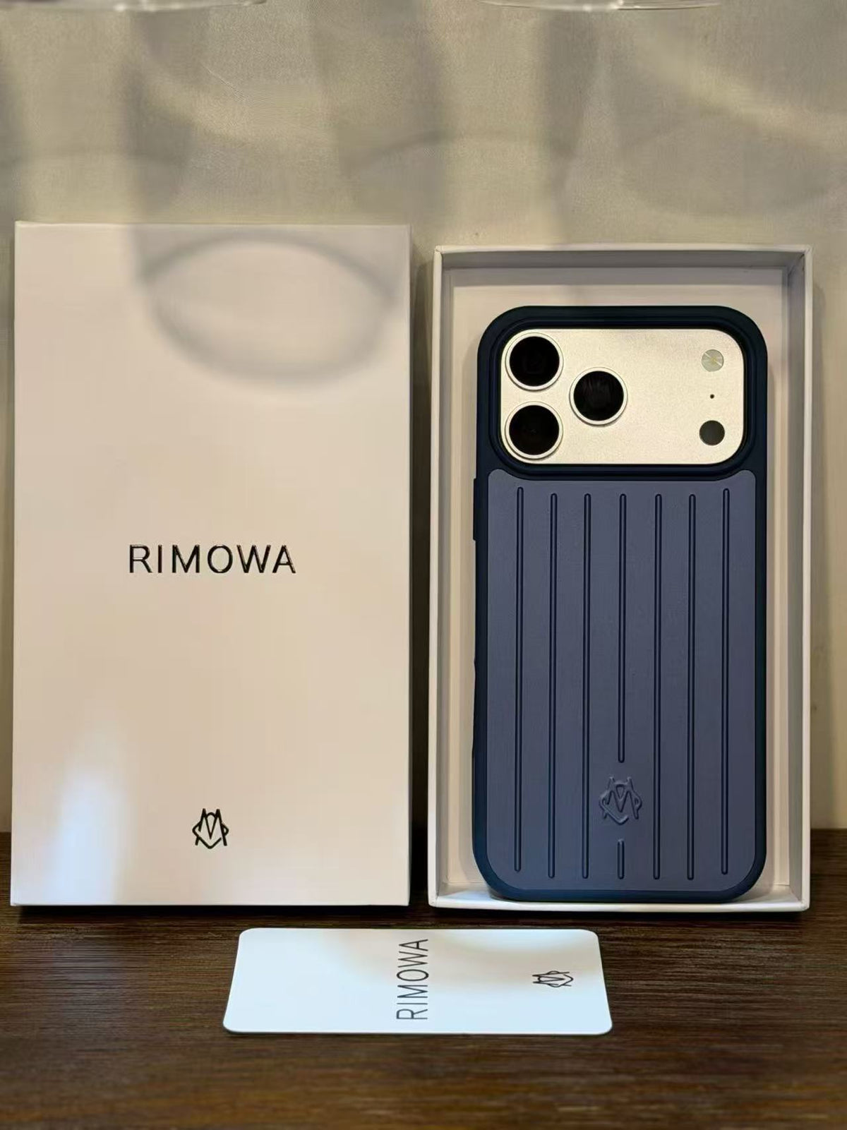 Back of phone case packaging labeled iPhone 17 Pro Max