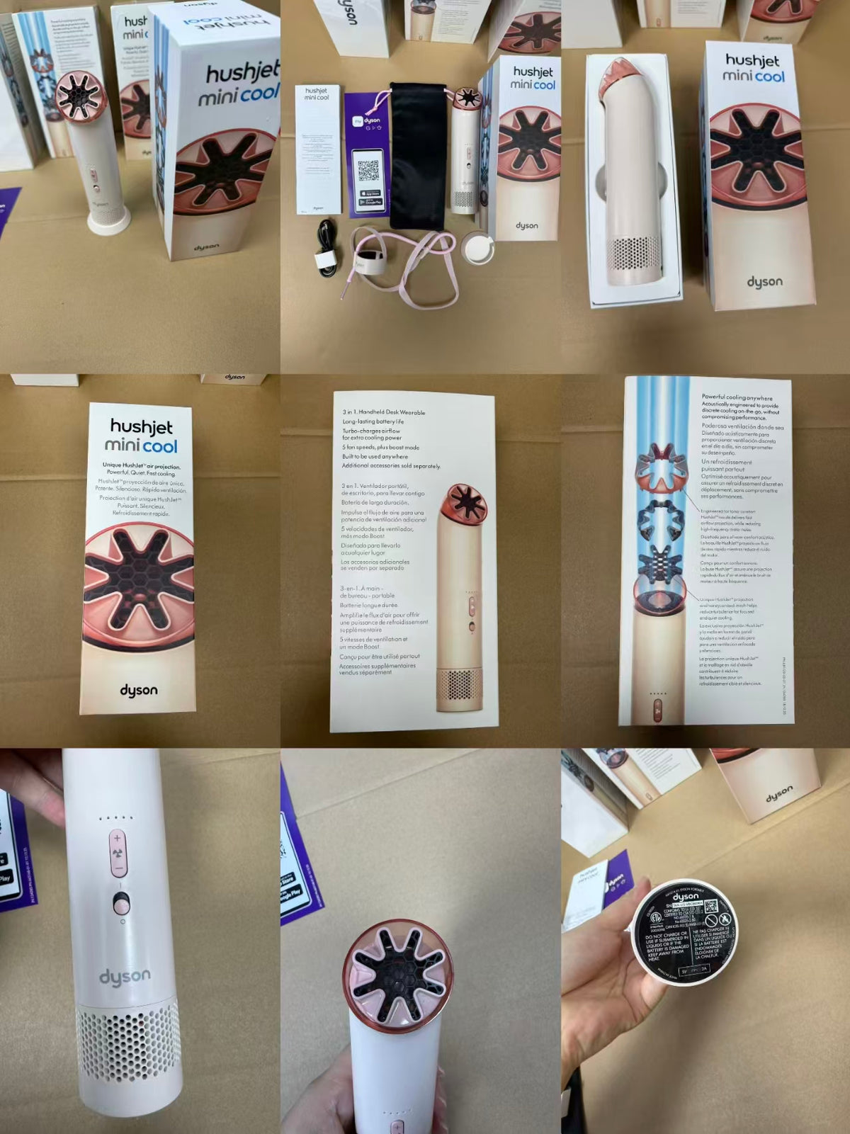 Dyson HushJet Mini Cool packaging