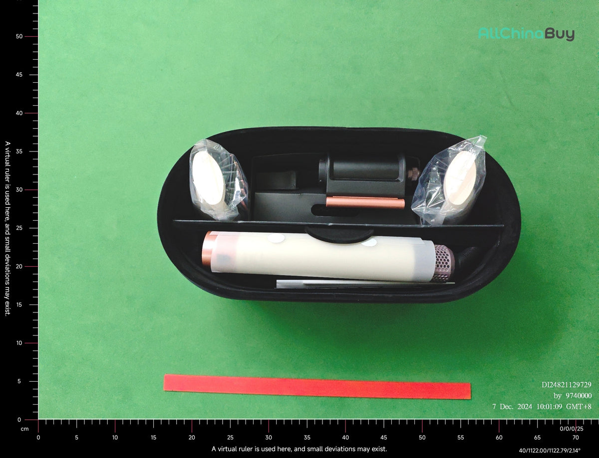 Multi-styler hair set with attachments, case, and cord