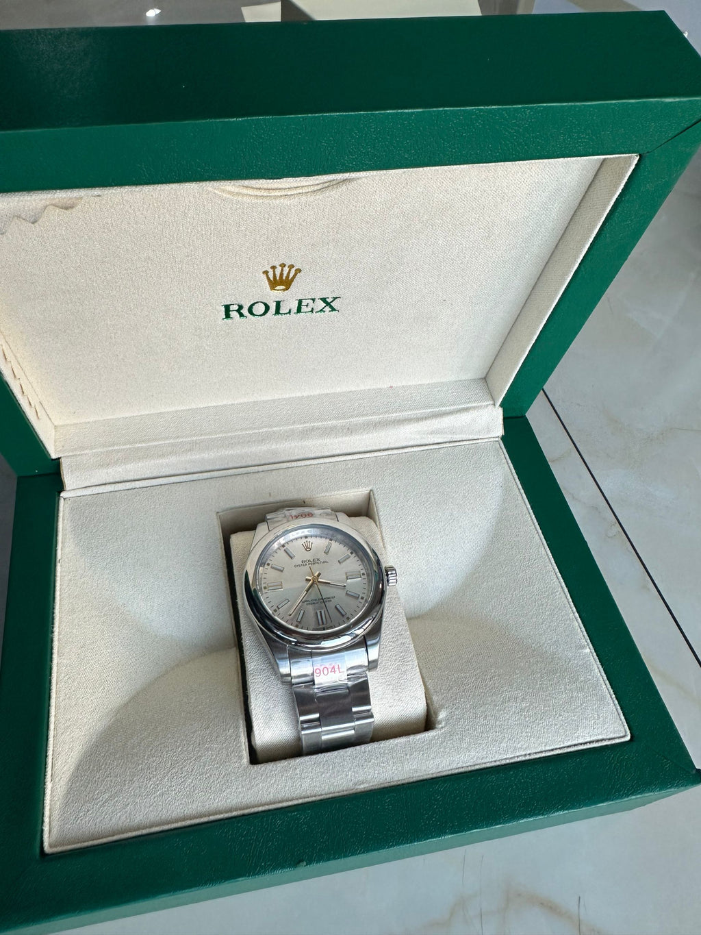 Rolex watch collection with presentation box and accessories