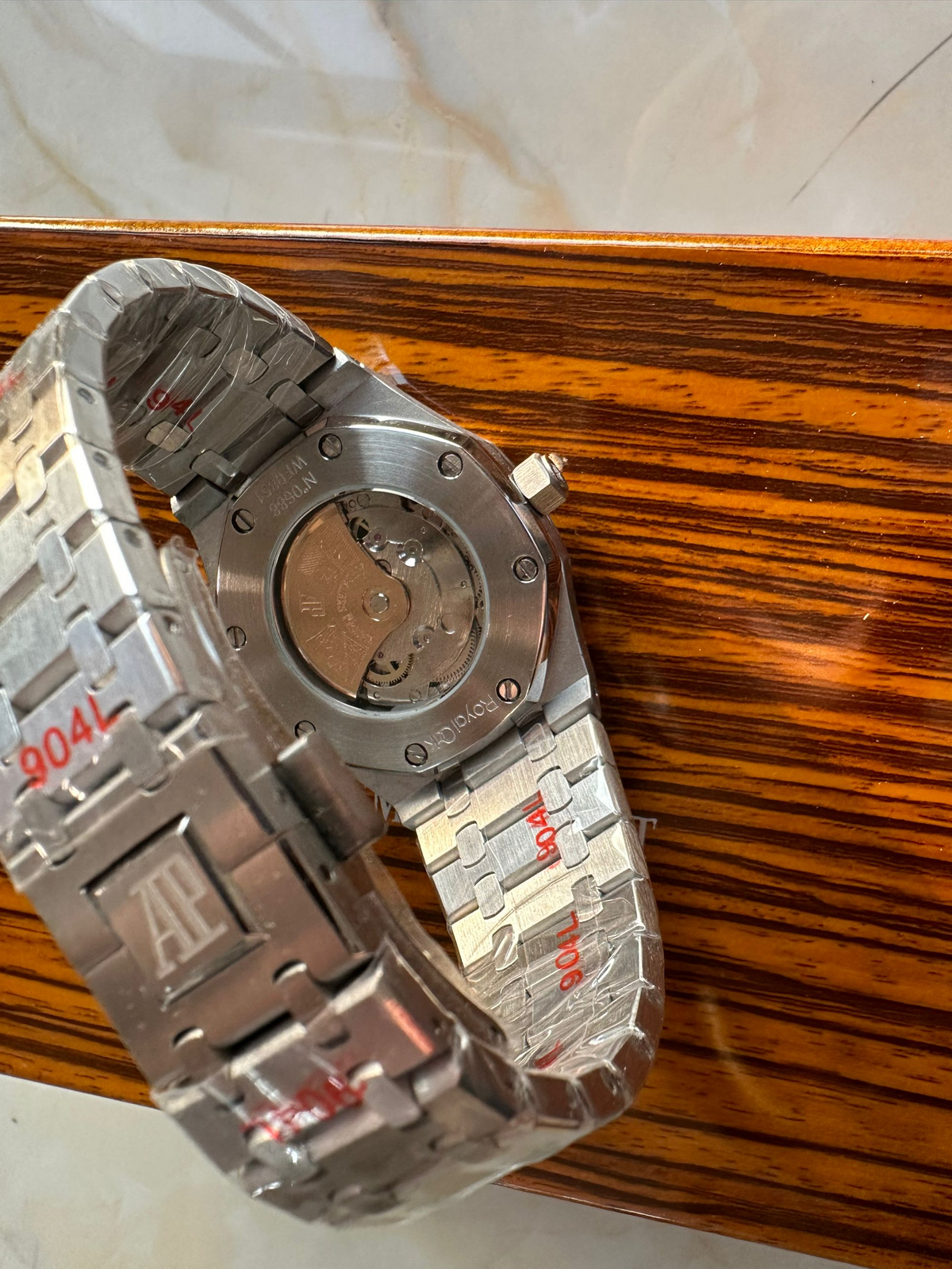 Audemars Piguet Royal Oak Watch on its bracelet