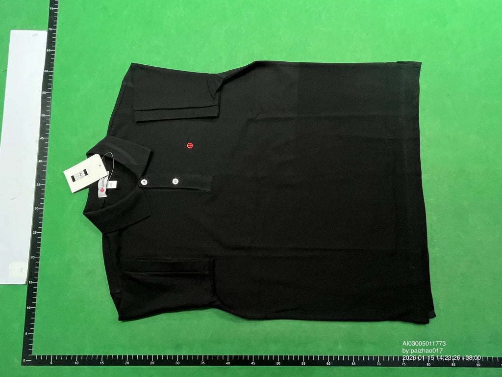 Lululemon polo shirts in navy, white, beige, and black