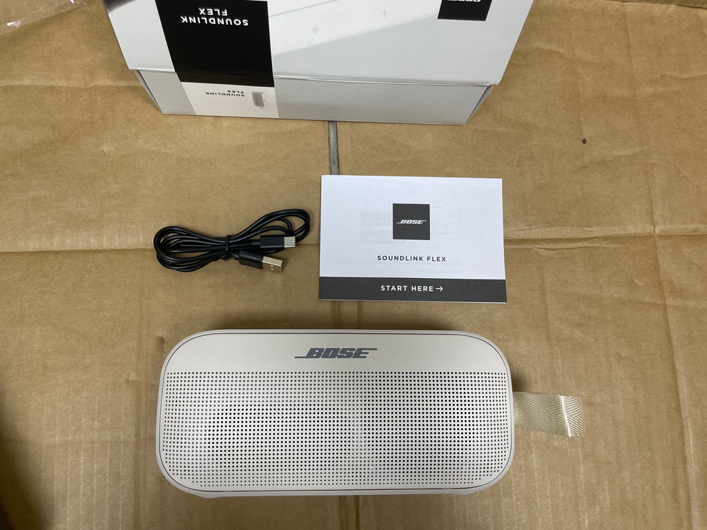 Bose SoundLink Flex speaker in retail packaging