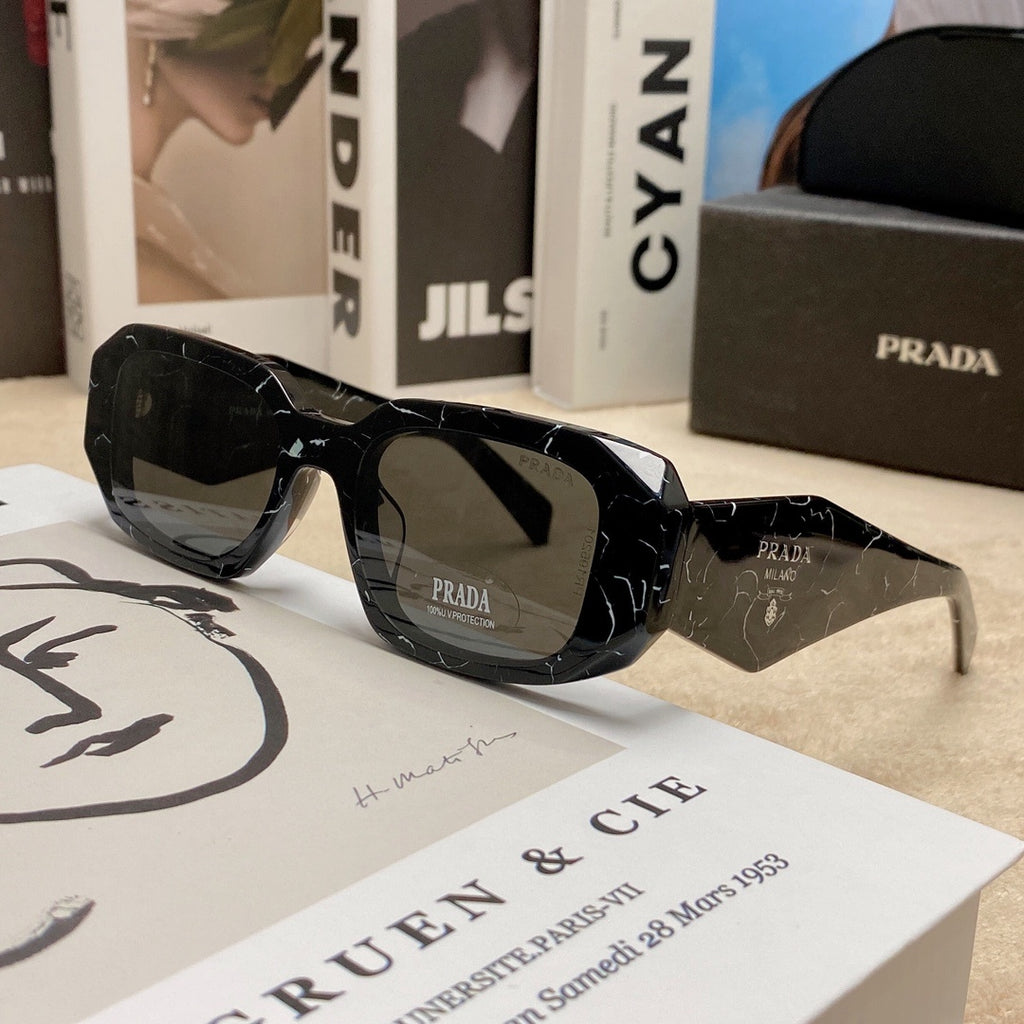 Prada Milano sunglasses side logo detail