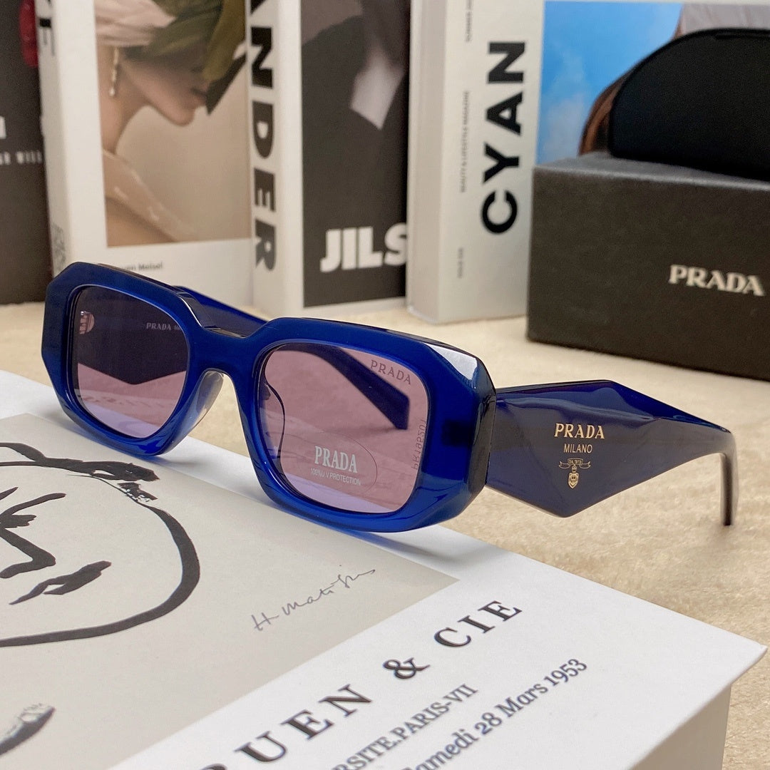 Prada Milano sunglasses model marking close-up