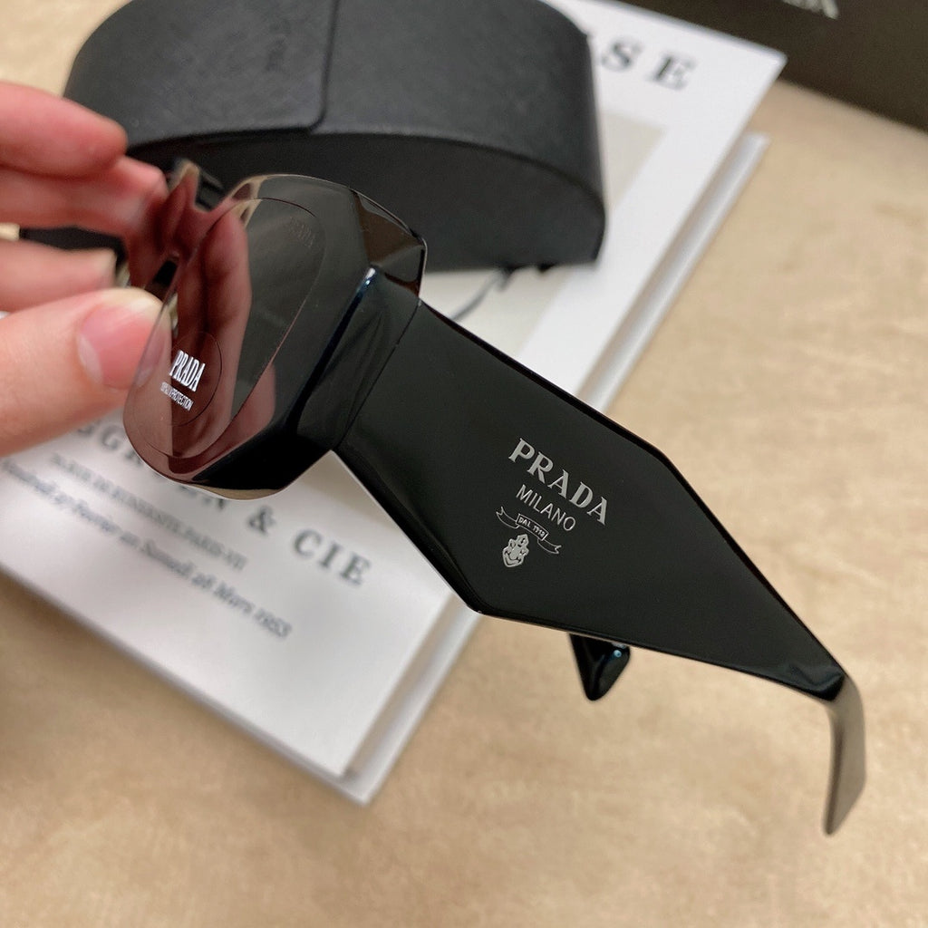 Mint Prada Milano square sunglasses