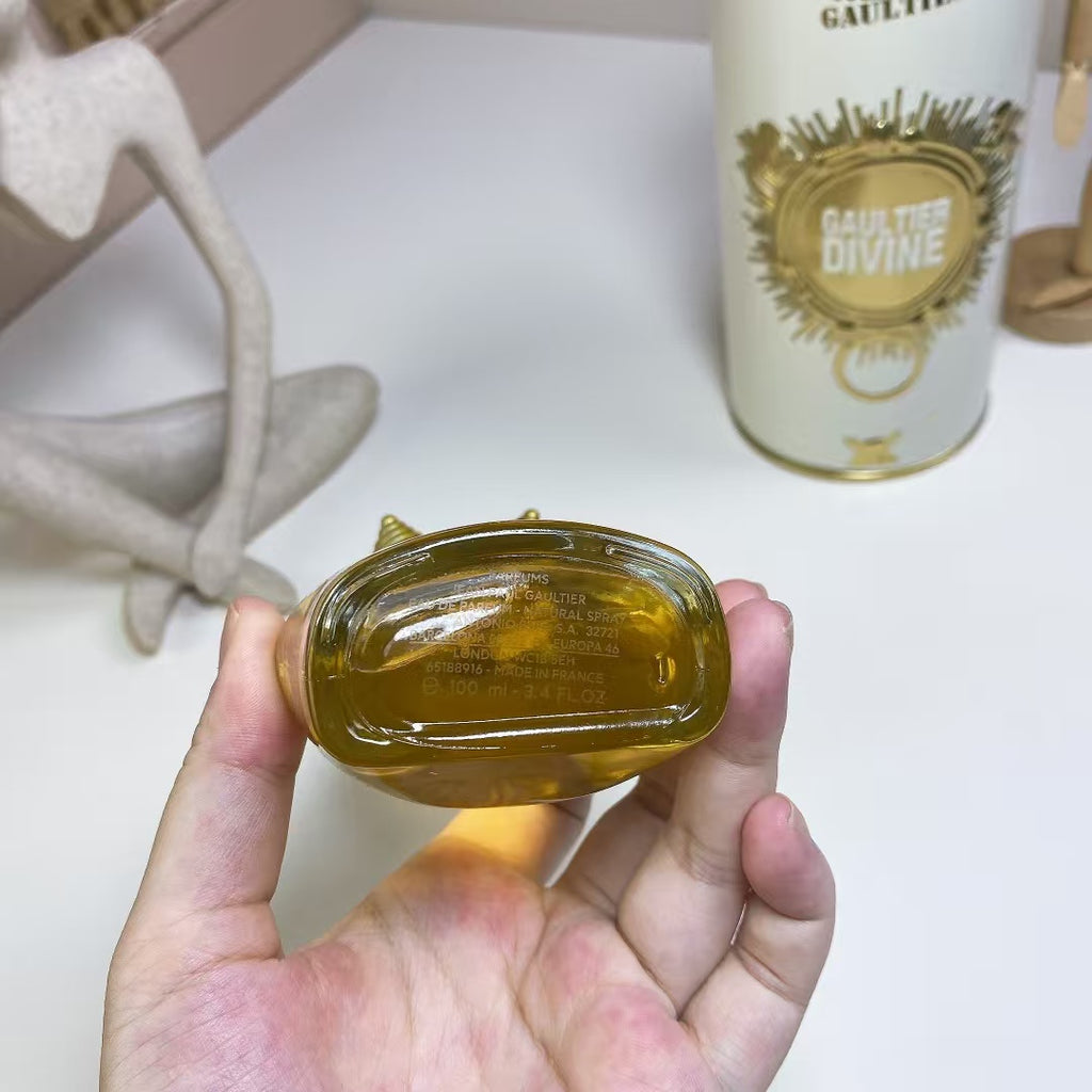 Jean Paul Gaultier fragrance bottles shown for scale