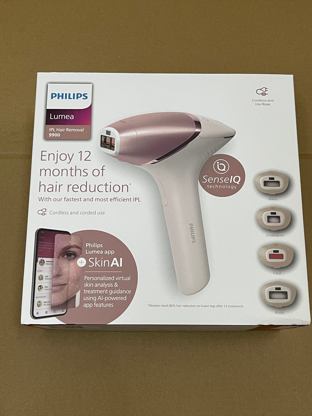 Lumina Glow IPL Hair Removal Device