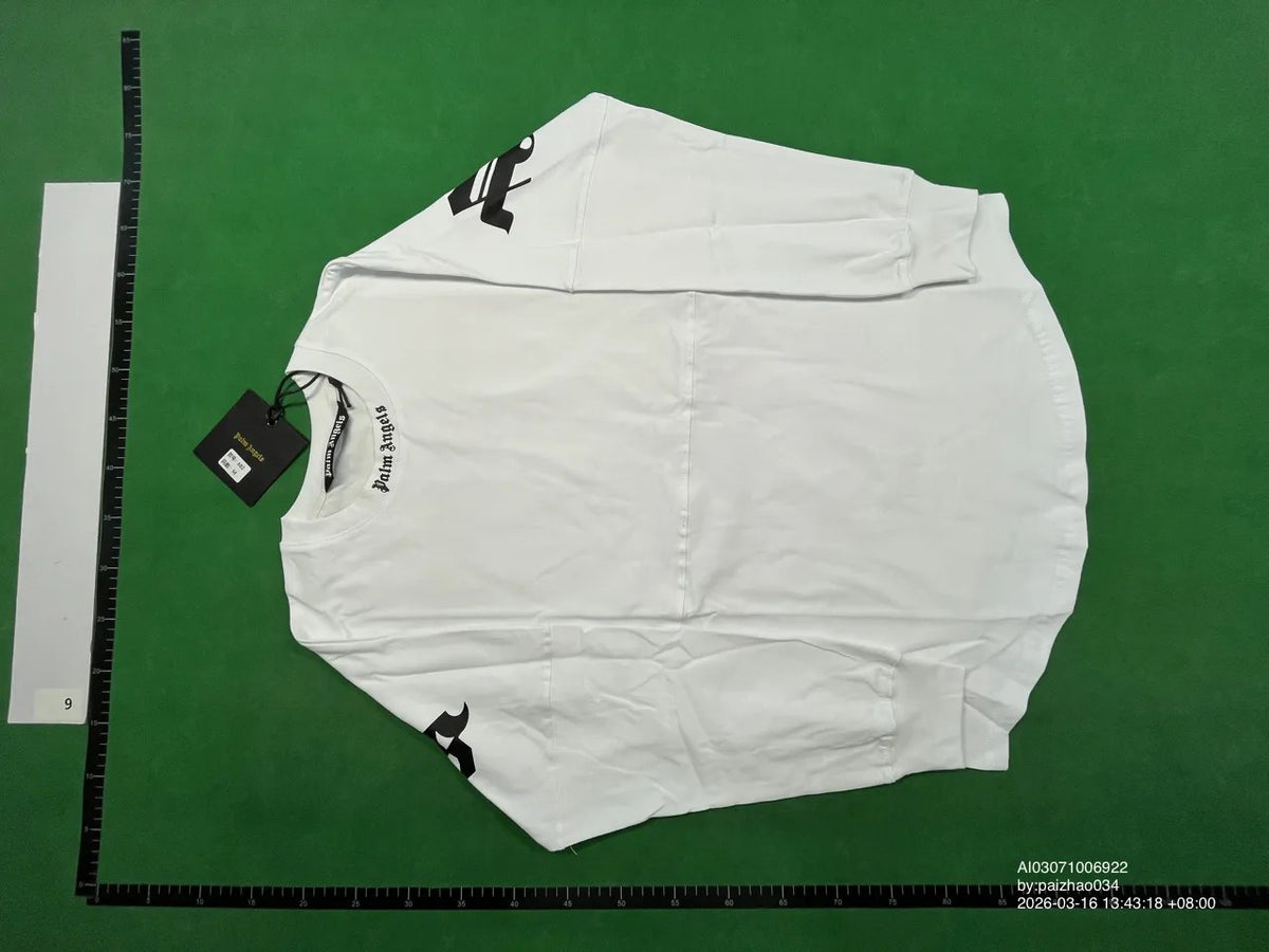 Folded black long-sleeve shirt
