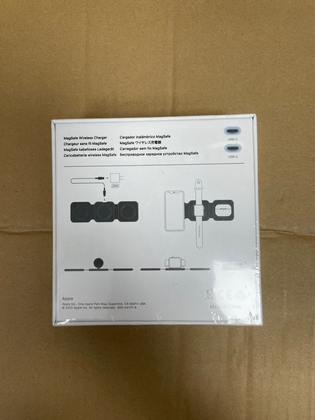 3-in-1 Foldable MagSafe-Compatible Wireless Charger