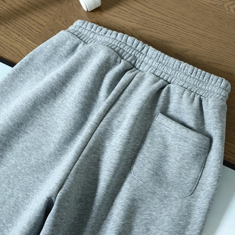 Drawstring Cuffed Jogger Sweatpants