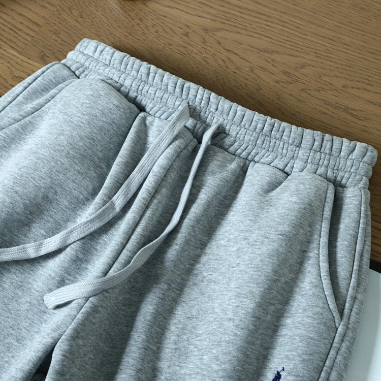 Drawstring Cuffed Jogger Sweatpants