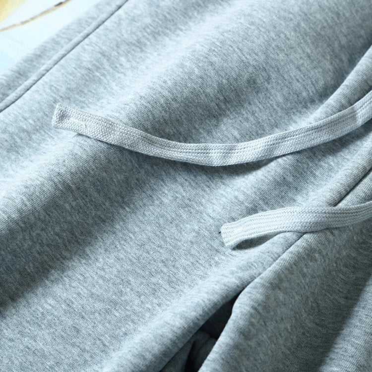 Drawstring Cuffed Jogger Sweatpants