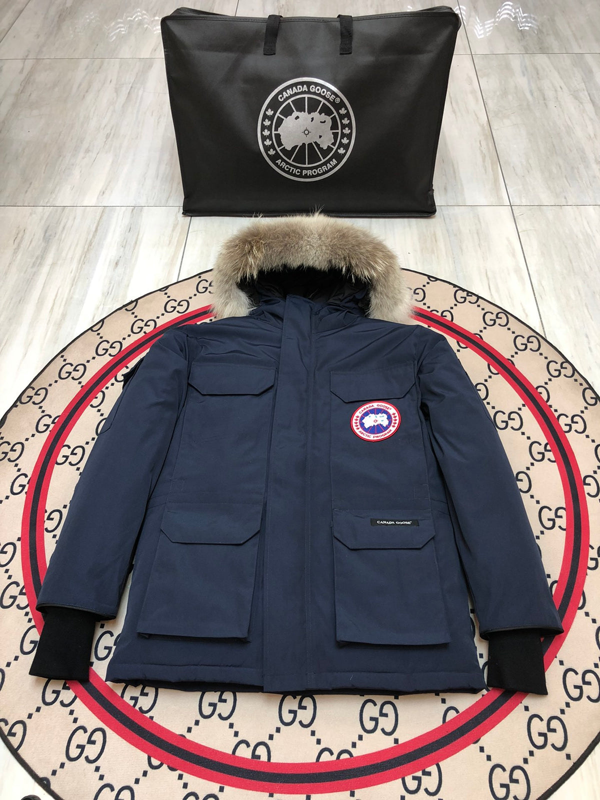 Fur-Trim Insulated Winter Parka