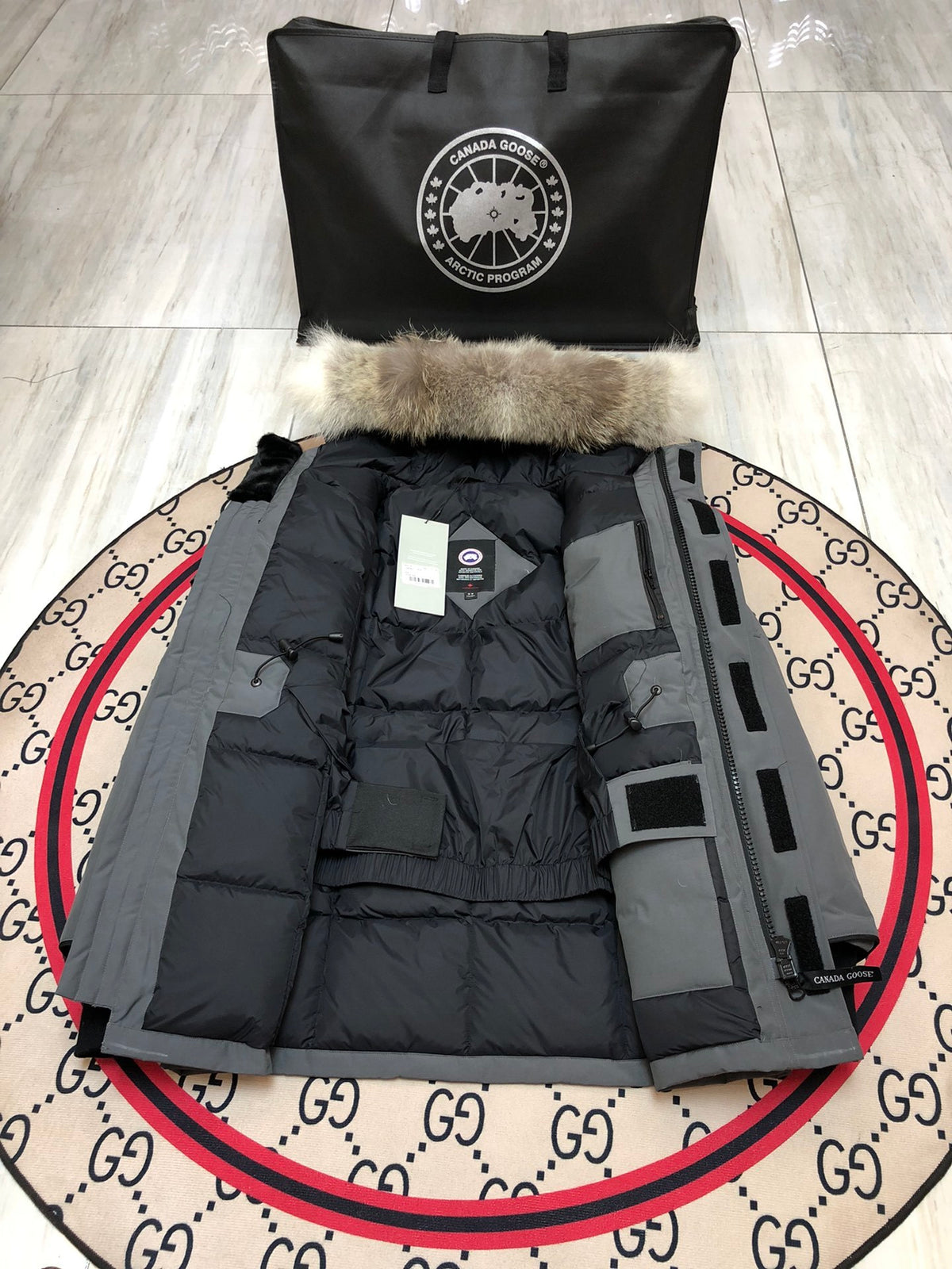 Fur-Trim Insulated Winter Parka