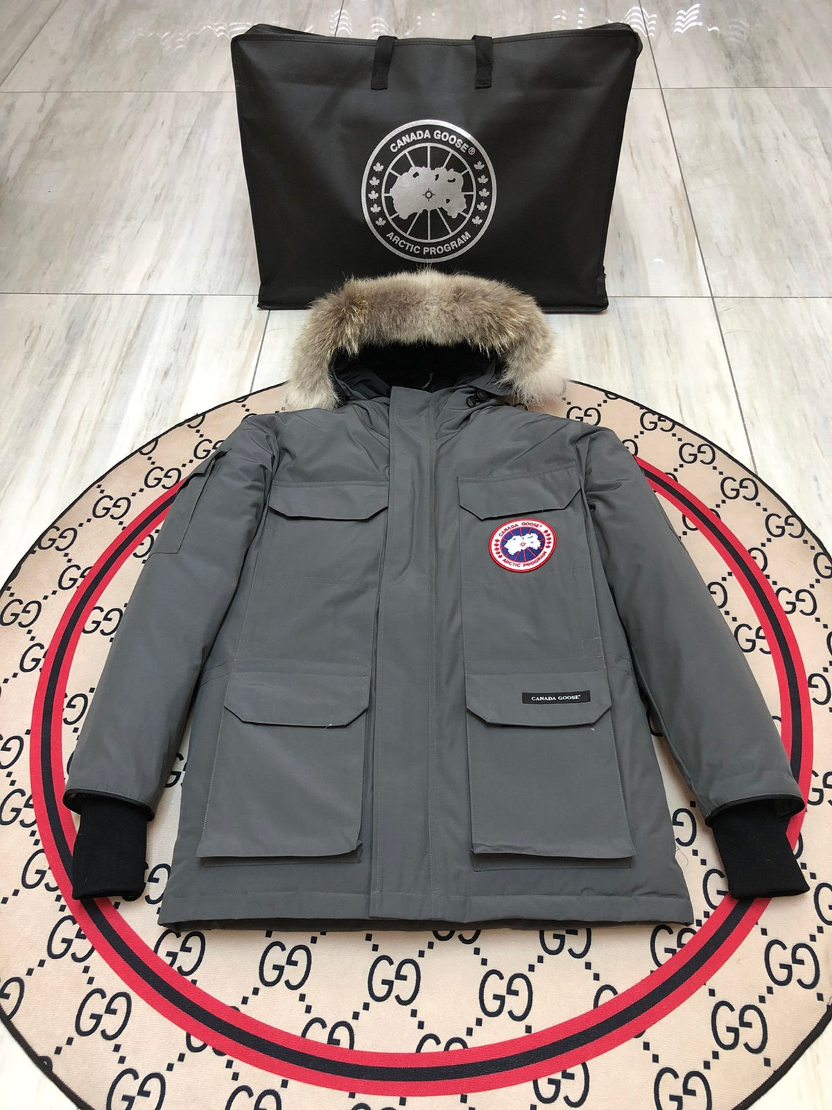 Fur-Trim Insulated Winter Parka
