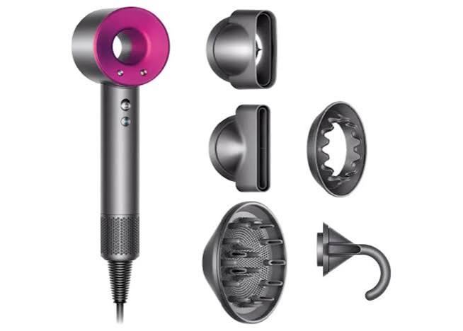 Dyson Supersonic HD08 hair dryer with attachments